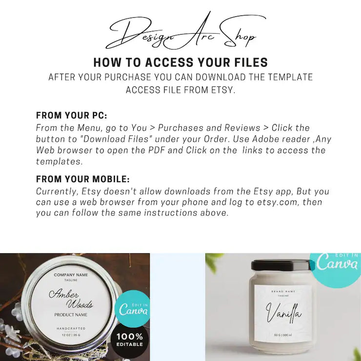 Premium Editable Canva Cosmetic & Skincare Label Templates – 12+ Sizes for Jars, Bottles, Soap & Droppers – Elegant Printable Packaging Design for Beauty & Self-Care Products