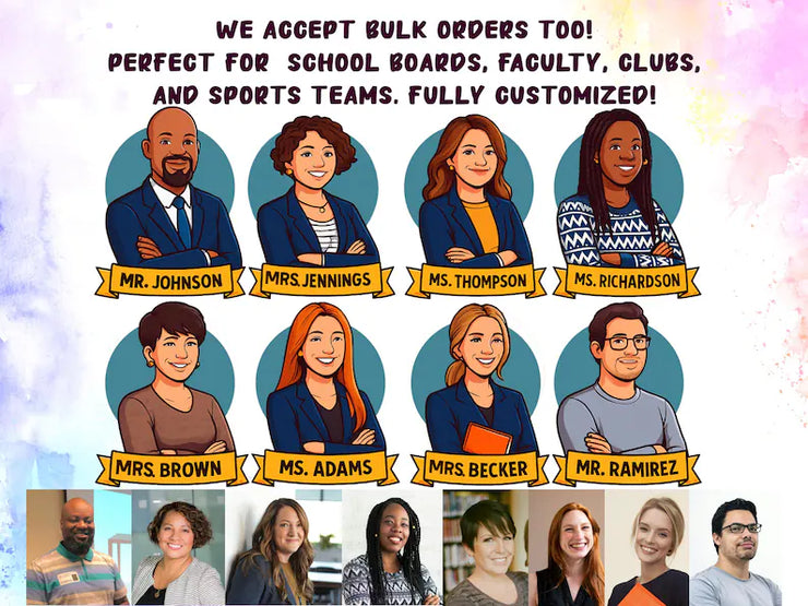 Custom Cartoon Portrait Logo from Your Photo – Personalized Avatar, Business Branding & Bulk Orders – 24 Hour Delivery