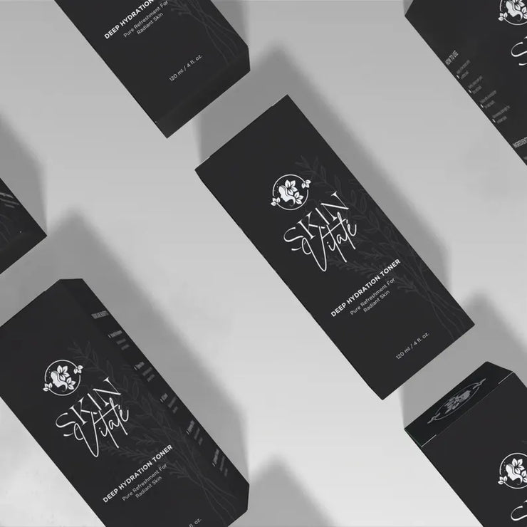 Editable Cosmetic Packaging Design Template | Skincare & Beauty Box Layout with Free 120+ Icons – Canva Instant Download