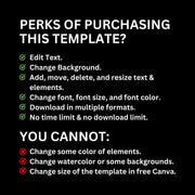 Editable Cosmetic Packaging Design Template | Skincare & Beauty Box Layout with Free 120+ Icons – Canva Instant Download