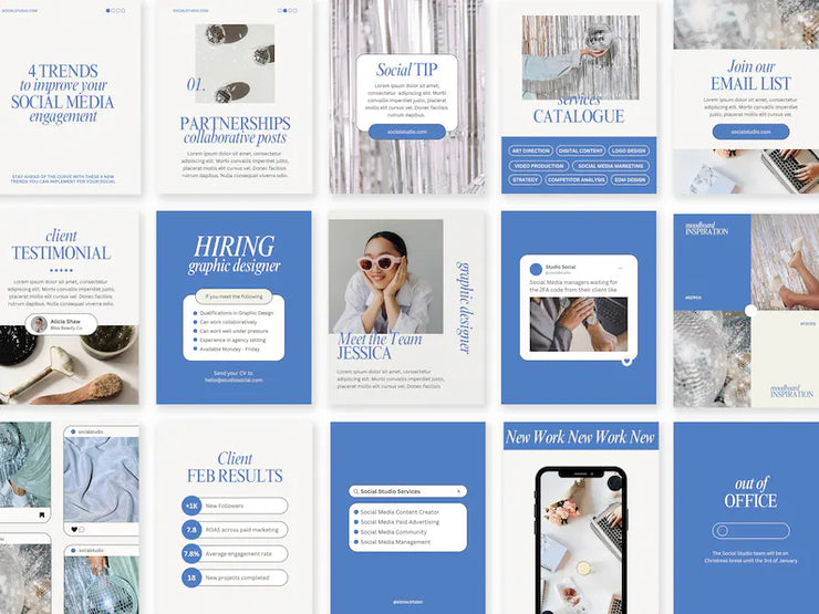 500+ Social Media Templates for Canva & Photoshop – Editable Marketing Bundle for Coaches, Creators & Small Businesses