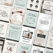 250 Therapist Social Media Templates – Editable Canva Bundle with Stories & Bonus Highlight Covers