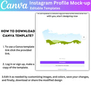 Instagram Canva Mockup & Skincare Social Media Post Templates – Editable Instagram Profile, Story, Reel, and Feed Layouts for Beauty & Skincare Brands