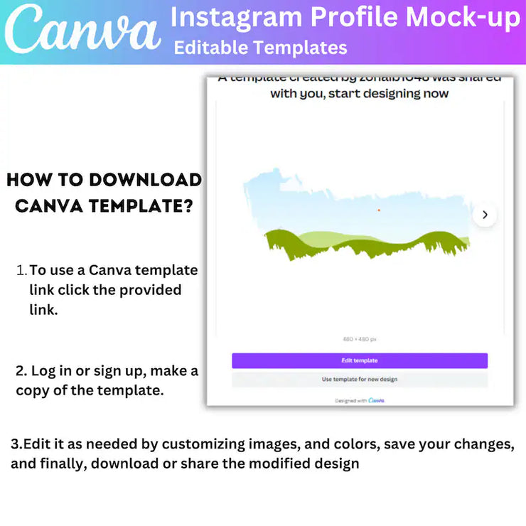 Instagram Canva Mockup & Skincare Social Media Post Templates – Editable Instagram Profile, Story, Reel, and Feed Layouts for Beauty & Skincare Brands